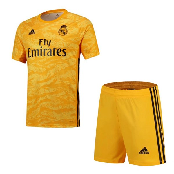 Maillot Football Real Madrid Domicile Enfant Gardien 2019-20 Jaune